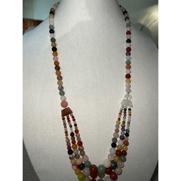 Gemstone Beaded Necklace - Picture 3 of 7